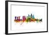 Singapore Skyline-Michael Tompsett-Framed Art Print