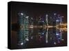 Singapore Skyline-Marco Carmassi-Stretched Canvas