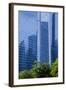 Singapore Skyscraper Detail at Marina Bay-Harry Marx-Framed Photographic Print