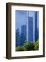 Singapore Skyscraper Detail at Marina Bay-Harry Marx-Framed Photographic Print