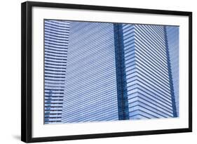 Singapore Skyscraper Detail at Marina Bay-Harry Marx-Framed Photographic Print