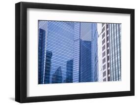 Singapore Skyscraper Detail at Marina Bay-Harry Marx-Framed Photographic Print