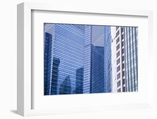 Singapore Skyscraper Detail at Marina Bay-Harry Marx-Framed Photographic Print