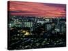 Singapore Sunset Over City-null-Stretched Canvas