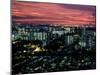 Singapore Sunset Over City-null-Mounted Premium Photographic Print