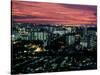 Singapore Sunset Over City-null-Stretched Canvas