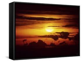 Singapore Sunset-null-Framed Stretched Canvas