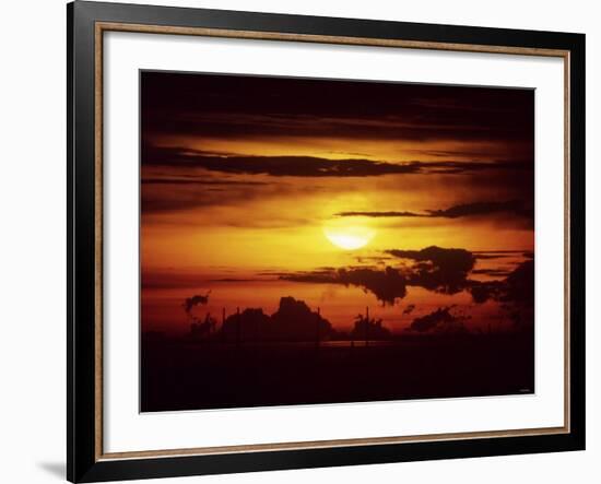 Singapore Sunset-null-Framed Photographic Print