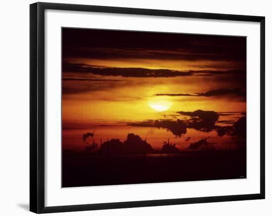 Singapore Sunset-null-Framed Photographic Print