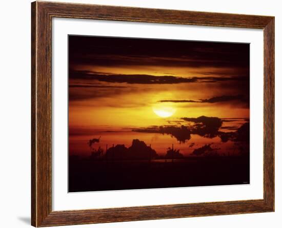 Singapore Sunset-null-Framed Photographic Print