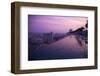 Singapore, Swimming Pool at Sunrise-Jaynes Gallery-Framed Photographic Print