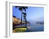 Singapore, Swimmingpool and Singapore Skyline on the 57th Floor of Marina Bay Sands Resort-Michele Falzone-Framed Photographic Print