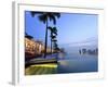 Singapore, Swimmingpool and Singapore Skyline on the 57th Floor of Marina Bay Sands Resort-Michele Falzone-Framed Photographic Print