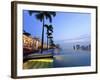 Singapore, Swimmingpool and Singapore Skyline on the 57th Floor of Marina Bay Sands Resort-Michele Falzone-Framed Photographic Print