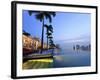 Singapore, Swimmingpool and Singapore Skyline on the 57th Floor of Marina Bay Sands Resort-Michele Falzone-Framed Photographic Print