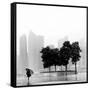 Singapore Umbrella-Nina Papiorek-Framed Stretched Canvas