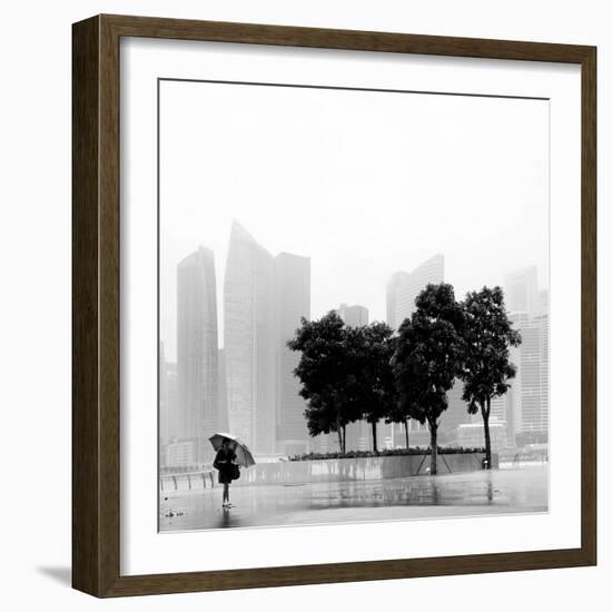 Singapore Umbrella-Nina Papiorek-Framed Photographic Print