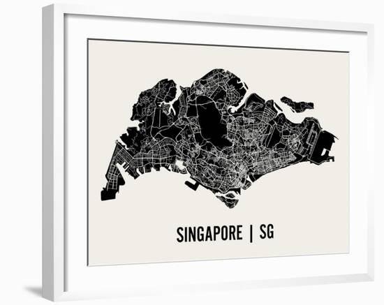 Singapore-Mr City Printing-Framed Art Print