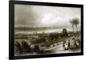 Singapore-English-Framed Giclee Print