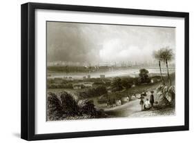 Singapore-English-Framed Giclee Print