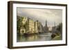 Singel, Amsterdam, Looking Towards the Mint-Eduard Alexander Hilverdink-Framed Art Print