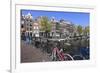 Singel Canal, Amsterdam, Netherlands, Europe-Amanda Hall-Framed Photographic Print