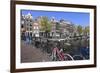 Singel Canal, Amsterdam, Netherlands, Europe-Amanda Hall-Framed Photographic Print