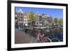 Singel Canal, Amsterdam, Netherlands, Europe-Amanda Hall-Framed Photographic Print