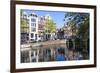 Singel Canal, Amsterdam, Netherlands, Europe-Amanda Hall-Framed Photographic Print