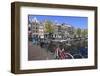 Singel Canal, Amsterdam, Netherlands, Europe-Amanda Hall-Framed Photographic Print