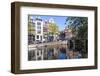 Singel Canal, Amsterdam, Netherlands, Europe-Amanda Hall-Framed Photographic Print