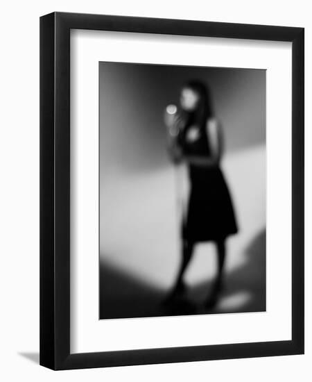 Singer 1 Bw-John Gusky-Framed Photographic Print