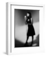 Singer 1 Bw-John Gusky-Framed Photographic Print