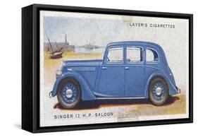 Singer 12 Hp Saloon-null-Framed Stretched Canvas