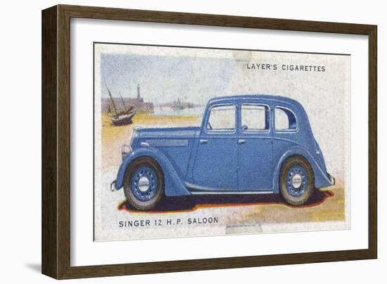 Singer 12 Hp Saloon-null-Framed Art Print