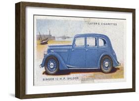 Singer 12 Hp Saloon-null-Framed Art Print