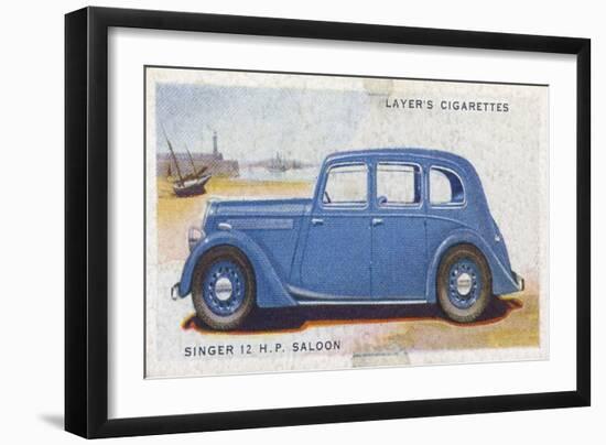 Singer 12 Hp Saloon-null-Framed Art Print