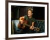 Singer/Actor Kris Kristofferson Playing the Guitar-null-Framed Photographic Print