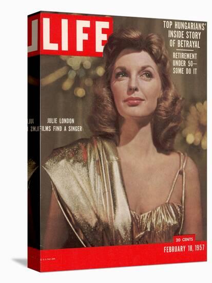 Singer Actress Julie London, February 18, 1957-Leonard Mccombe-Stretched Canvas