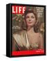 Singer Actress Julie London, February 18, 1957-Leonard Mccombe-Framed Stretched Canvas