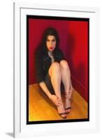 Singer Amy Winehouse Will Appear on the Brit's Nominations Show and is Tipped to Win Award-null-Framed Photographic Print