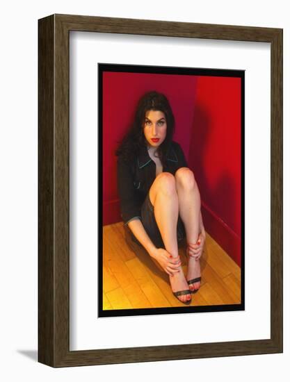 Singer Amy Winehouse Will Appear on the Brit's Nominations Show and is Tipped to Win Award-null-Framed Photographic Print