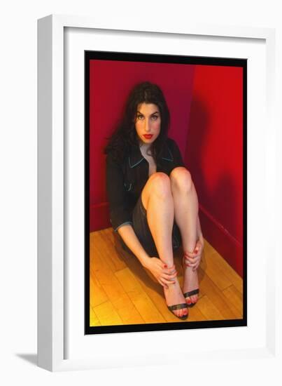 Singer Amy Winehouse Will Appear on the Brit's Nominations Show and is Tipped to Win Award-null-Framed Photographic Print