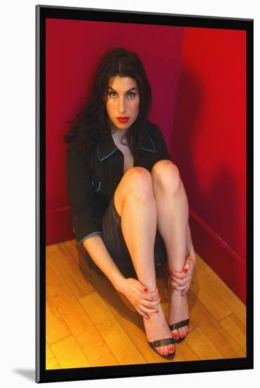 Singer Amy Winehouse Will Appear on the Brit's Nominations Show and is Tipped to Win Award-null-Mounted Photographic Print