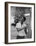 Singer and Actor Dean Martin with Golf Club on Movie Set for Mgm's 'Some Came Running', 1958-Allan Grant-Framed Photographic Print