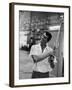 Singer and Actor Dean Martin with Golf Club on Movie Set for Mgm's 'Some Came Running', 1958-Allan Grant-Framed Photographic Print