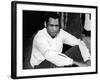 Singer and Actor Paul Robeson Sitting and Resting Arms on Knees. Circa 1940-Alfred Eisenstaedt-Framed Premium Photographic Print