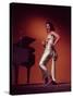 Singer and Actress Dorothy Dandridge Posing by a Piano-Ed Clark-Stretched Canvas