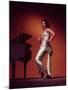 Singer and Actress Dorothy Dandridge Posing by a Piano-Ed Clark-Mounted Premium Photographic Print