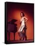 Singer and Actress Dorothy Dandridge Posing by a Piano-Ed Clark-Framed Stretched Canvas